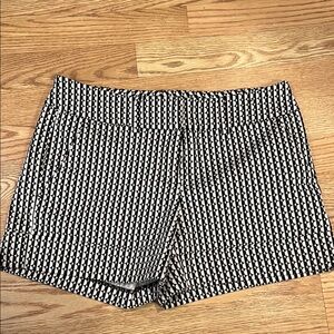 Gently Used New York & Company High Waist Geometric Shorts